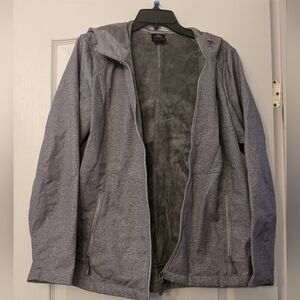 Women Gray Hooded Jacket